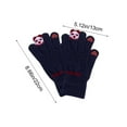 thumbnail image 3 of Nkmbld Winter Heated Gloves for Men Women, Cute Pandas Fleece-Lined Thick Gloves Winter Warm Gloves Windproof and Cold-Resistance Touchscreen Gloves, 3 of 8