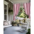 thumbnail image 4 of nqOlkjepod Outdoor Curtains for Patio Waterproof, Pink Ombre Outdoor Privacy Panels Grommet, Abstract Art Moire Ocean Waves Blackout Outside Curtains for Porch/Cabana/Pergola 54"x108", 2 Panels, 4 of 8