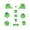 Translucent green, variant on Zeiwohndc High-performance Controller Replacement Parts L R Right Left Trigger Buttons