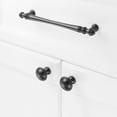 thumbnail image 4 of KOOFIZO 10 Pack Classical Cabinet Pull - Black Furniture Handle, 6.3 Inch/160mm Screw Spacing, 4 of 6