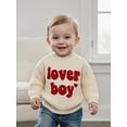 thumbnail image 5 of BemeyourBBs Toddler Baby Boys Girls Valentines Day Sweater Outfit Fall Winter Spring Clothes Long Sleeve Crew Neck Knit Pullover Tops, 5 of 9