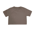 thumbnail image 5 of Dionies Women's Athletic Crop Tee, Gray, 5 of 5