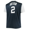 thumbnail image 3 of Men's Derek Jeter Navy/White New York Yankees Cooperstown Collection Replica Player Jersey, 3 of 3