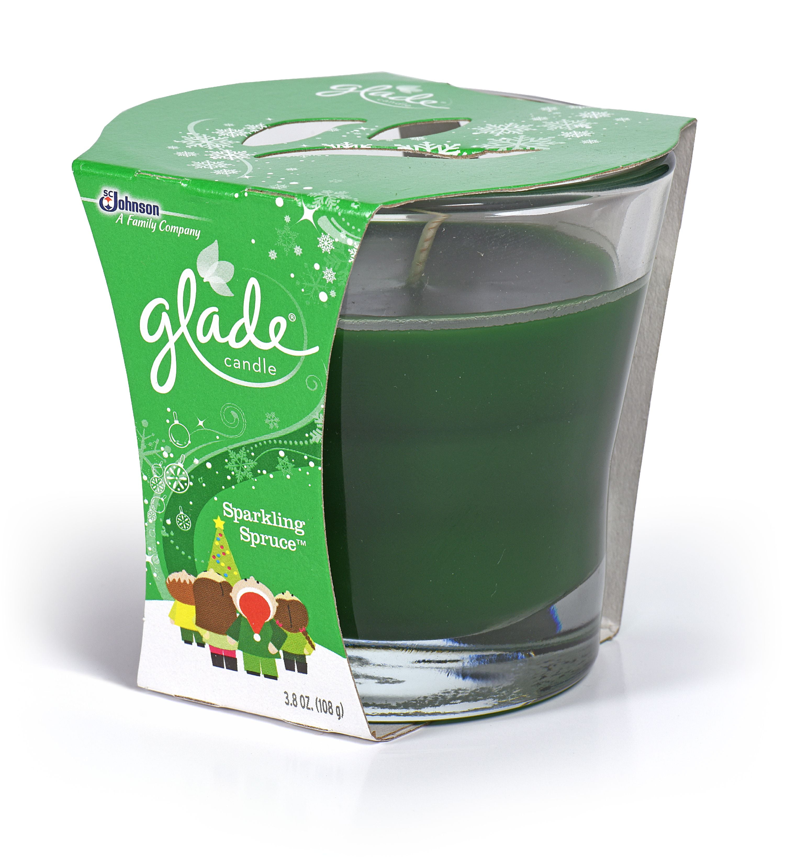 Holiday Glade Scented Oil Candle 4 Refills Spruce It Up 