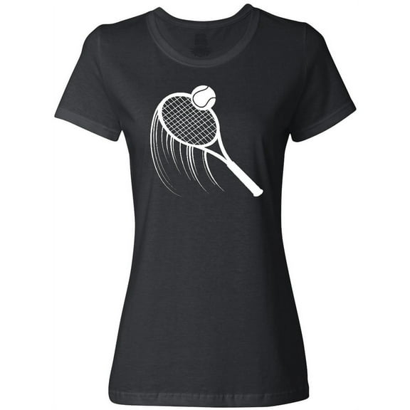 Inktastic Swinging Tennis Racket Women's T-Shirt