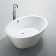 thumbnail image 3 of Bellaterra Home Udine 67 inch Freestanding Bathtub in Glossy White, 3 of 5