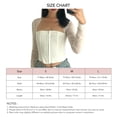 thumbnail image 5 of Top con cuello cuadrado y gancho de malla larga, blusa con gancho y durabilidad extendida, 5 of 5
