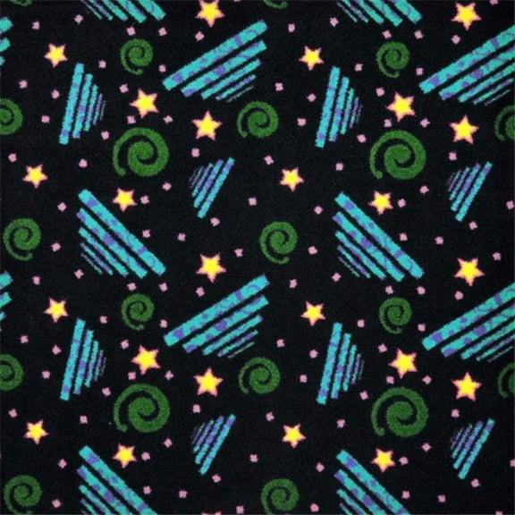 Joy Carpets 1732D Kaleidoscope Pogo Rectangle Whimsical Area Rugs Multi Color - 7 ft. 8 in. x 10 ft. 9 in.