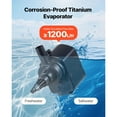 thumbnail image 5 of KFFKFF Aquarium Chiller 92 Gallon, 1/4 HP Water Cooling System for Hydroponics, Efficient Temperature Control for Fish Tanks, Coral Reefs, Quiet Compressor, Titanium Evaporator, Full Accessories, 5 of 9