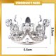 thumbnail image 2 of Decoración de pastel de corona Pearl Crown decoración de pastel de cumpleaños plug in, 2 of 7