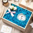 thumbnail image 3 of Relleno de papel arrugado Mefleet Blue, 454 g, para caja de regalo, 3 of 7