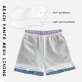 thumbnail image 3 of FORMRS Boys Swim Trunks Quick Dry Mesh Liner Boardshorts Sizes XS-XL, Purple Night Deer, 3 of 7