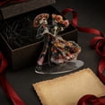 thumbnail image 7 of SLYNSHome Floral Dancing Couple Skeleton Acrylic Tabletop Stand Sign, Vintage Sugar Skull Pair Desktop Ornament For Mantel Shelf Indoor Halloween Holiday Farmhouse Spooky Table Home Decor Accent, 7 of 7
