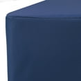 thumbnail image 2 of Your Chair Covers - 4 ft X 24 Inches Fitted Polyester Tablecloth Rectangular Navy Blue, 2 of 4