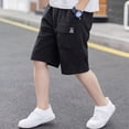 thumbnail image 2 of NIEWTR Youth Lacrosse Shorts Active Performance Shorts with Adjustable Waist for Practice(Black,5-6 Years), 2 of 4