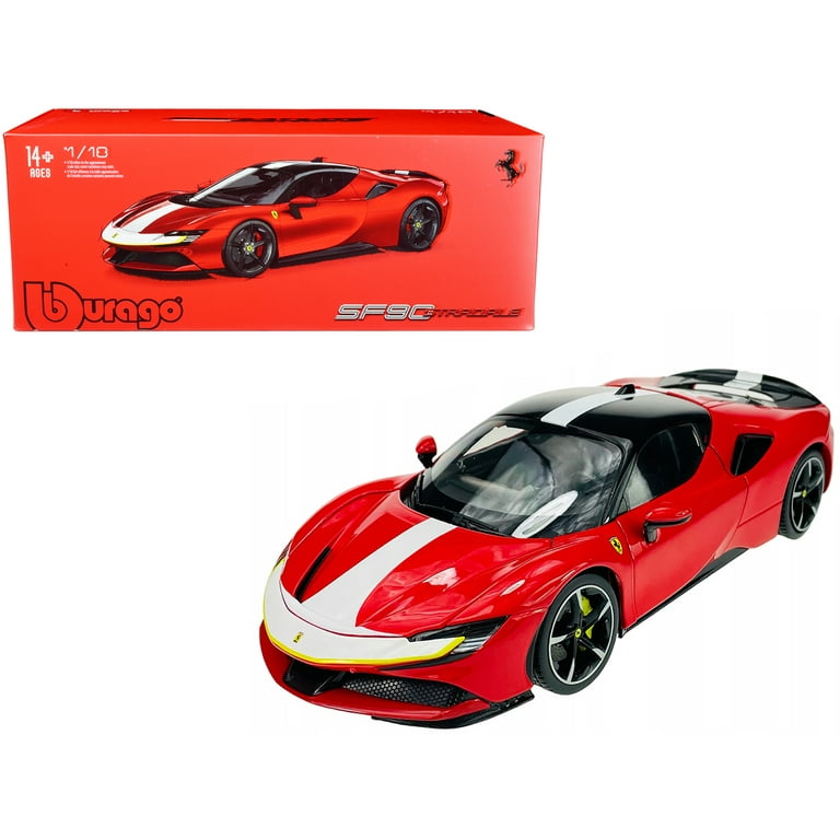 超爆安 Ferrari SF90 Stripes White with Red Fiorano Assetto Stradale ブラーゴ