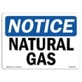 thumbnail image 1 of SignMission OS-NS-D-35-L-14313 Panneau de Signalisation OSHA - Gaz Naturel, 1 of 1