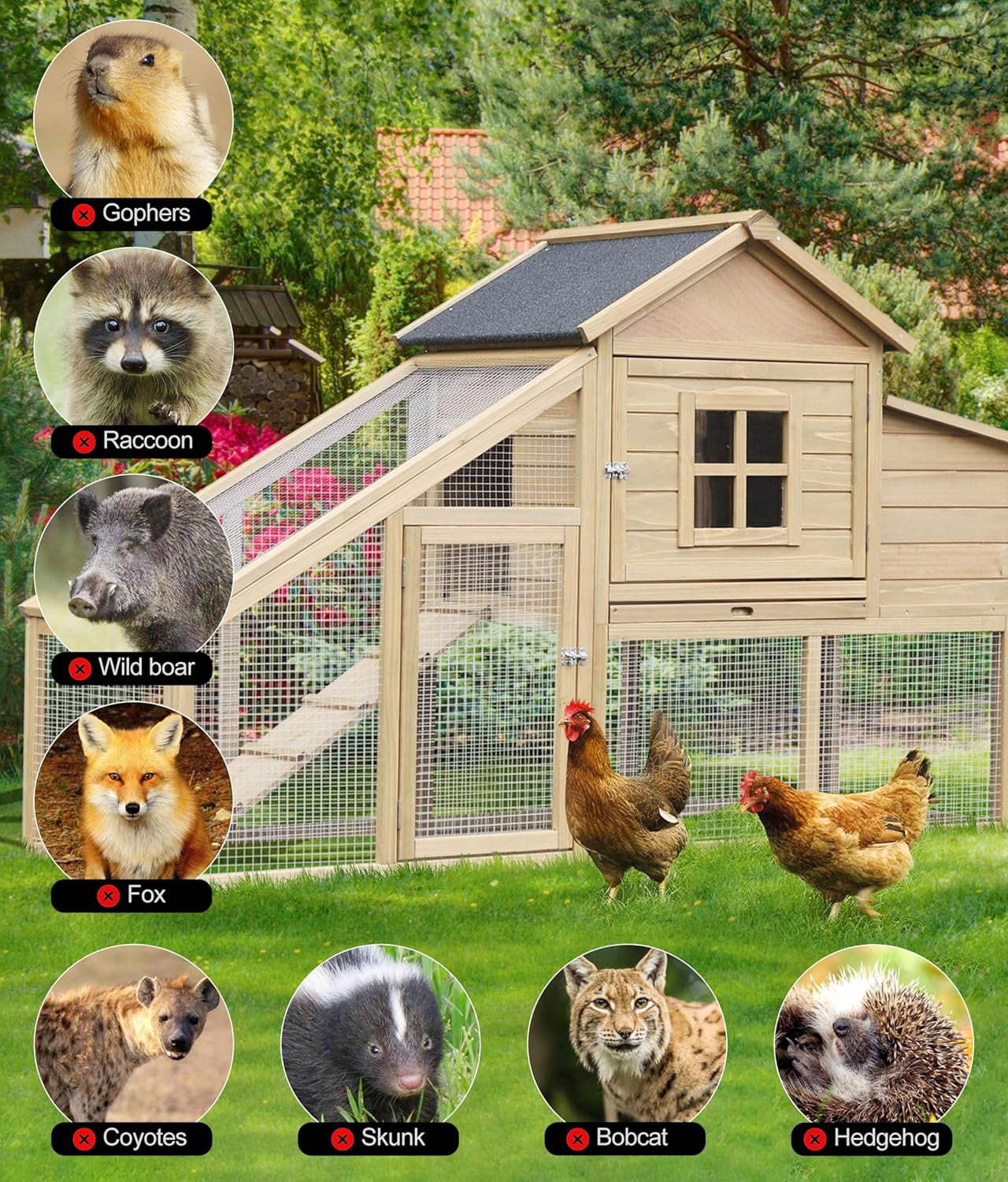 Hardware Cloth,1/4inch 24inx50ft 23 Gauge,Double-Layer Hot-Dip Galvanizing After Welding,Chicken Wire Netting Garden Wire Fencing Rabbit Snake Fence Chicken Coop Plant Supports