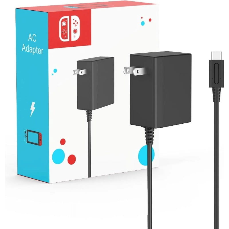 Nintendo, Nintendo Switch AC Adapter, 45496590222, Black - Walmart.com