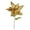 Gold, variant on Vickerman 26" Lime Velvet Poinsettia Artificial Christmas Pick, 3 per Bag