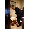 thumbnail image 2 of White House Butler Von Everett Pumps Up A Basketball For President Barack Obama In The Outer Oval Office At The White, 2 of 2