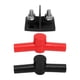 thumbnail image 2 of Conectores De Cable De Poste De Alimentación Dual, Conector De Cable De Pernos Dobles M10 De 12 A 48 V Con 2 Aisladores, Pieza De Vehículo De Acero Inoxidable Para Automóvil,, 2 of 7