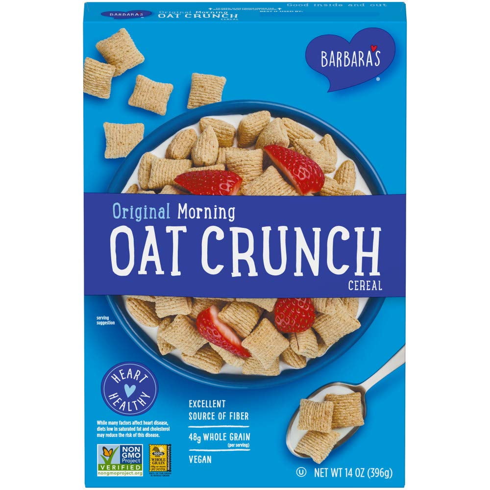 (3 pack) Barbara's Original Morning Oat Crunch Cereal, 14 oz Box