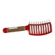 thumbnail image 3 of Cepillo de pelo con ventilación y punta de bola, curvo, ventilado, desenredante, masajeador, peine para peinar el cabello para hombres y mujeres, color rojo, 3 of 12