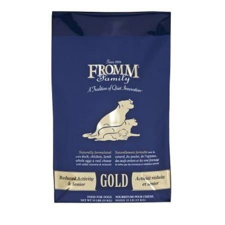 FROMM PET FOODS GOLD REDUCED ACTIVITY SNR 33LB