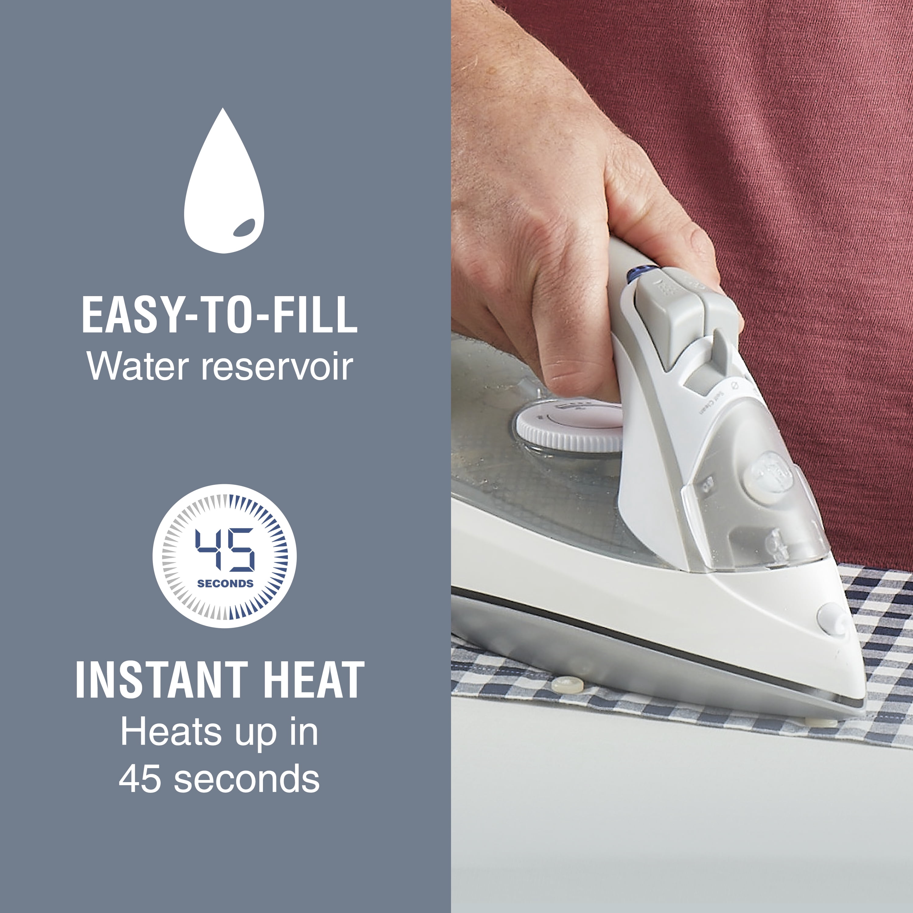 GlideLite Iron—with Easy-Glide Soleplate GS105