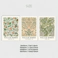 thumbnail image 4 of 3pcs, Unframed, Retro Morris Plants Print, Botanical Wall Art, Vintage Museum Exhibition Art, Art Nouveau Poster, Gallery Wall Prints, Wall Decor, Canvas Art for Living Room, Bedroom, Kitchen, Offic, 4 of 4