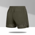 thumbnail image 4 of Men's Solid Color Polyester Breathable Athletic Shorts for Summer Outdoor Sports and Casual Wear, 4 of 4