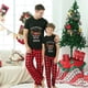 thumbnail image 2 of Pijamas familiares a juego de Navidad, conjunto de Pijamas cortos negros de Dachshund a través de la nieve, 2023, 2 of 4