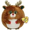 Ty Beanie Ballz Mistletoe Reindeer