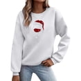 thumbnail image 6 of Gkeoshab Sweatshirt For Women Women's Celebration Print Hooded Sweatshirt, Festive Graphic Pullover with Anniversary Themed Artwork for Special Occasions and Joyful Casual Gatherings White S, 6 of 9
