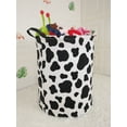 thumbnail image 3 of KUNRO 19.7" Kids Hamper Laundry Basket Gift Box Big Size Cotton Toys Organizer for Bedroom Nursery Home(Cow Pattern), 3 of 6
