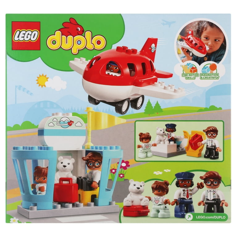 LEGO DUPLO Town Airplane Airport 10961 Building Toy Fun Gift for Toddlers 28 Pieces Walmart