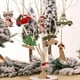 thumbnail image 3 of Año Nuevo 2022, adorno de árbol de Navidad de madera Natural, colgantes colgantes de Navidad, campana de árbol de Navidad de estrella, adornos navideños para Navidad, 3 of 5
