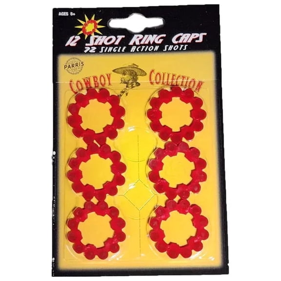 Parris Toys 12-Shot Plastic Ring Caps