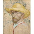 thumbnail image 2 of van Gogh, Vincent 20x24 Gold Ornate Wood Framed with Double Matting Museum Art Print Titled - Self-portrait, 2 of 4
