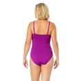 thumbnail image 2 of Anne Cole womens  Shirred Lingerie Maillot, 10, 2 of 4