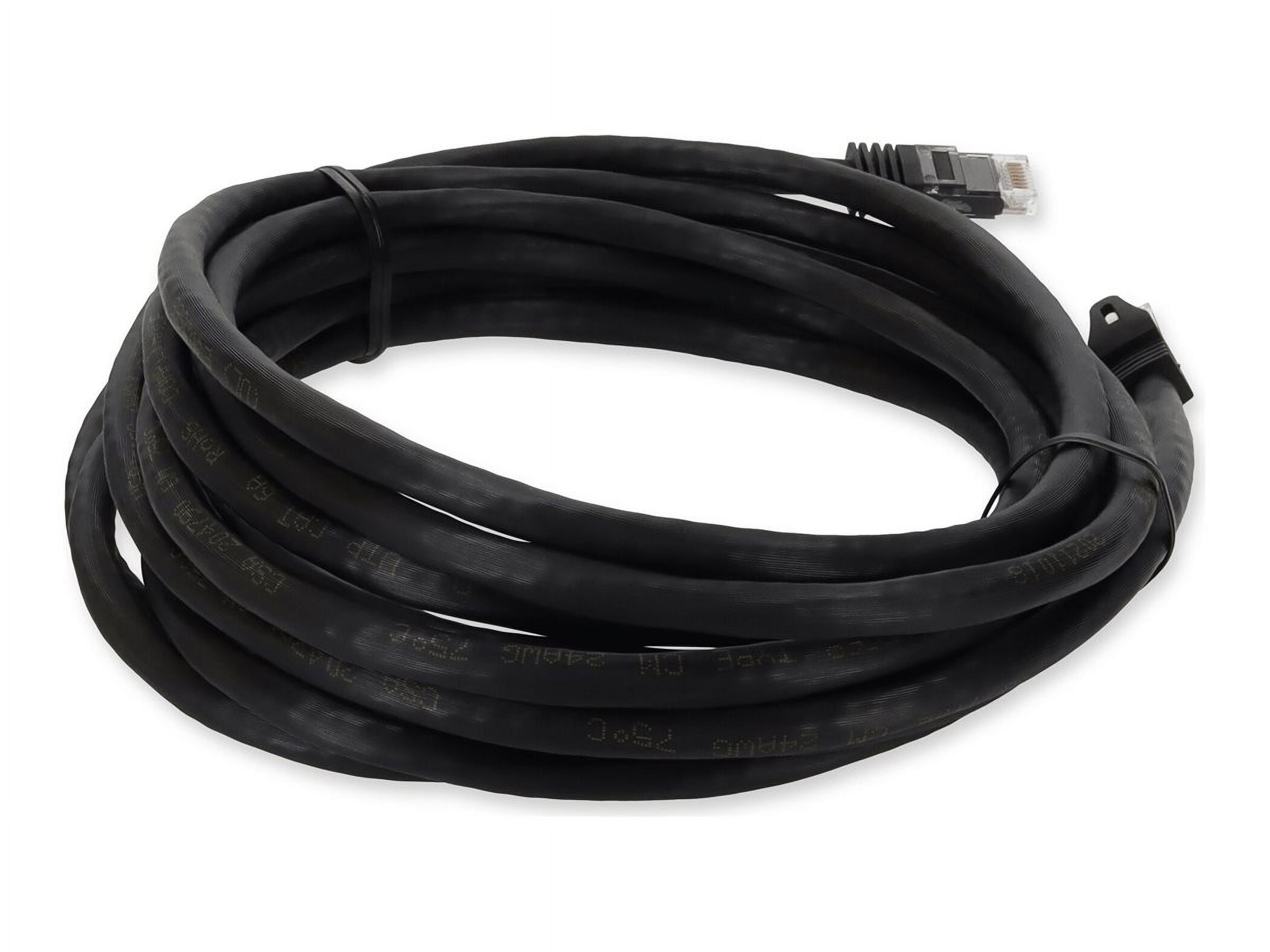 AddOn ADD20FCAT6ABK Cat6A Ethernet Patch Cable - 20' Black
