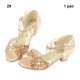 thumbnail image 5 of Sonducket Niñas bailarina brillo zapatos niños lentejuelas Ballet fiesta Halloween Navidad sandalias accesorios oro 29/19cm Type2 NO2, 5 of 6