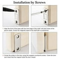 thumbnail image 4 of 8 Packs Cabinet Door Magnets, Ultra Thin Adhesive Cabinet Latch Strong Door Magnets, 4 of 4