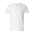 thumbnail image 1 of Playera Gildan Softstyle con cuello en V 20F blanca grande, 1 of 1