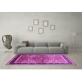 thumbnail image 3 of Ahgly Company Machine Washable Indoor Rectangle Oriental Purple Traditional Area Rugs, 8' x 10', 3 of 4