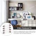 thumbnail image 2 of HTOOQ 8pcs Wooden Fish Pendants Hawaii Style Hanging Decor Decor Home Decor, 2 of 9