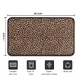 thumbnail image 5 of Brown and Black Leopard Print Door Rugs,Washable Non Slip Door Mats Indoor,Decorative Door Mats,Entry Mat Indoor for Entrance,Bedroom,Kitchen,Bathroom,30"x17", 5 of 6