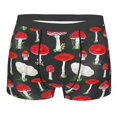thumbnail image 4 of Goofa Red Mushrooms Printed Men's Boxer Briefs Underwear, Moisture-Wicking Underwear, Trunk,Soft and Breathable Cotton Underwear-XX-Large, 4 of 9