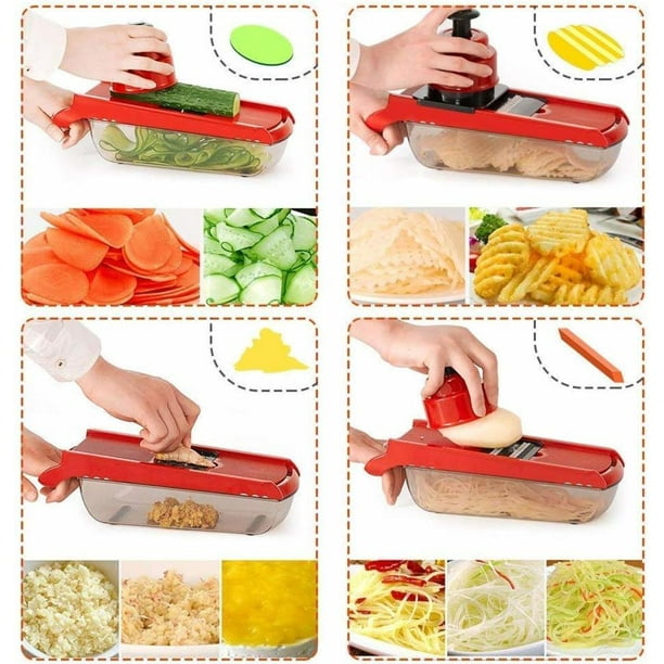 Coupe-légumes et trancheur de chou, râpe, couteau éplucheur de fruits,  zesteurs de pommes de terre